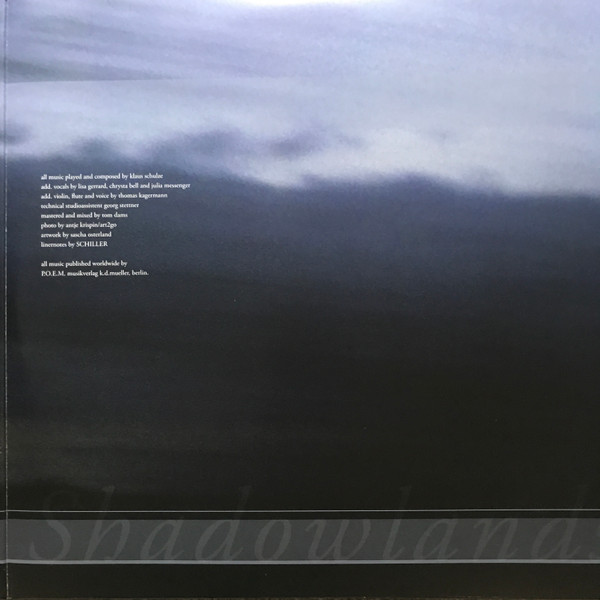 Klaus Schulze - Shadowlands | SPV (SPV 260071 3LP) - 3