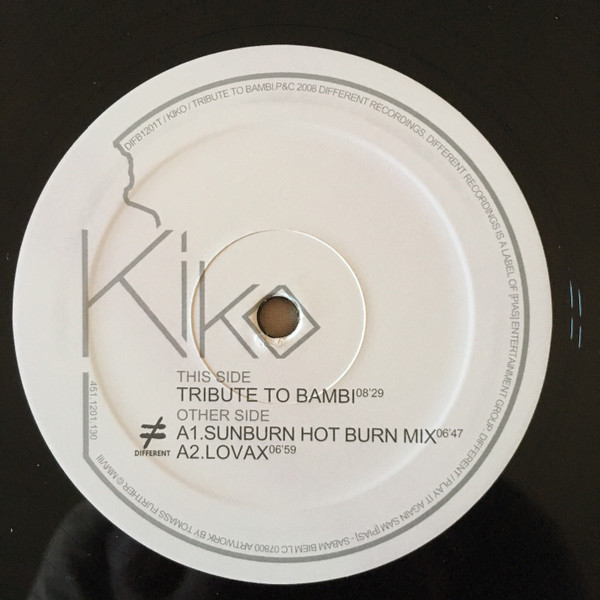 Kiko - Tribute To Bambi | Different (DIFB 1201 T) - 3