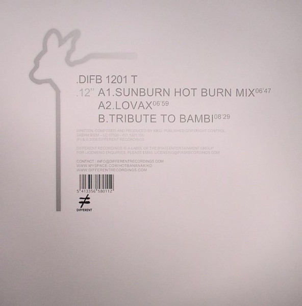 Kiko - Tribute To Bambi | Different (DIFB 1201 T) - 2