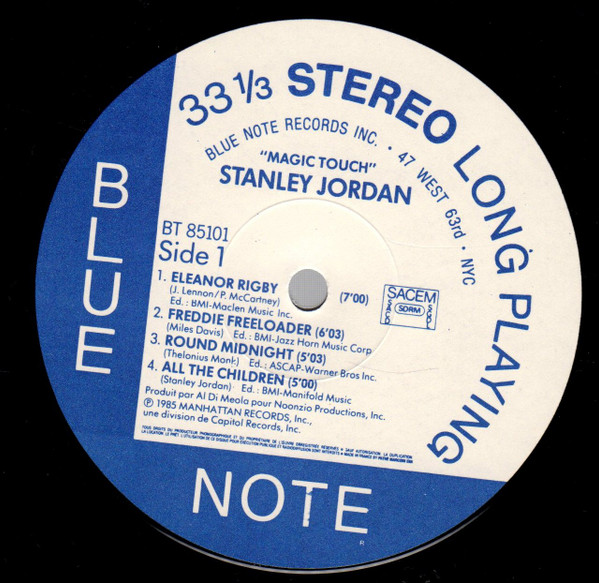 Stanley Jordan - Magic Touch | Blue Note (BT 85101) - 4 Stanley Jordan - Magic Touch | Blue Note (BT 85101) - 4