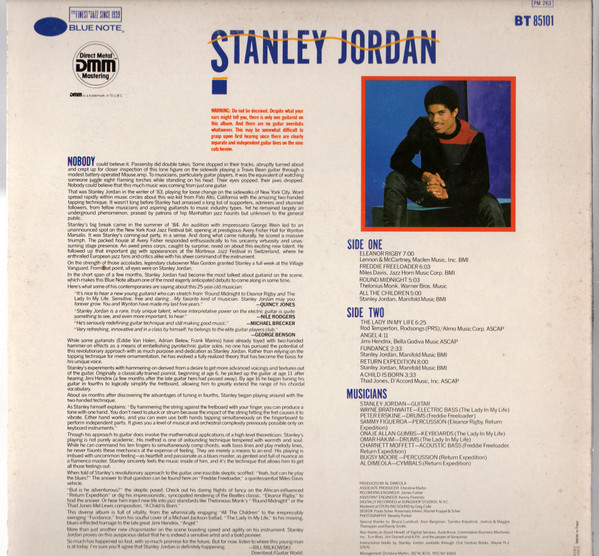 Stanley Jordan - Magic Touch | Blue Note (BT 85101) - 3 Stanley Jordan - Magic Touch | Blue Note (BT 85101) - 3