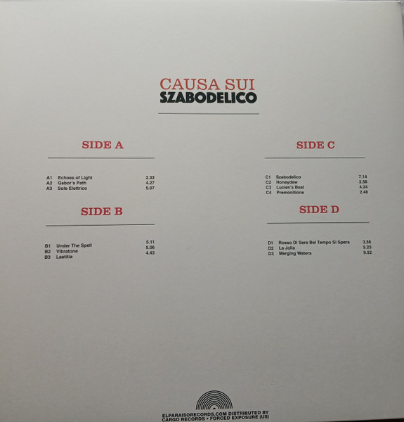 Causa Sui - Szabodelico | El Paraiso Records (EPR063LP) - 3 Causa Sui - Szabodelico | El Paraiso Records (EPR063LP) - 3