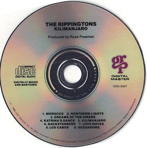 The Rippingtons Featuring Russ Freeman - Kilimanjaro | GRP (GRP-9597-2) - 2