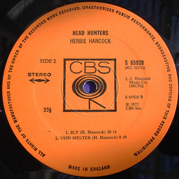 Herbie Hancock - Head Hunters | CBS (S 65928) - 4