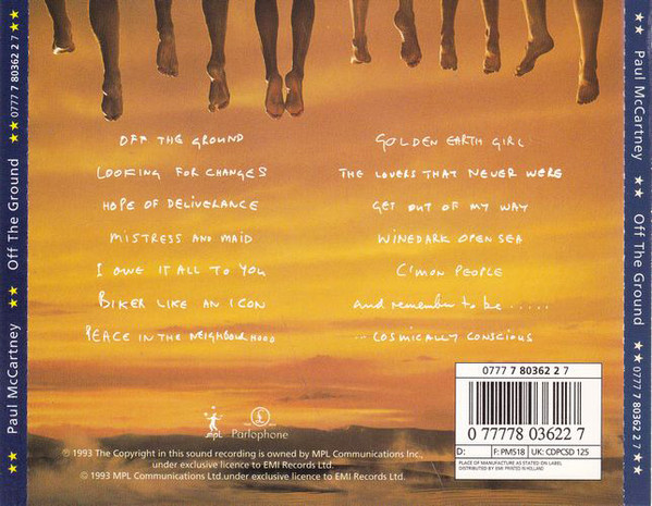 Paul McCartney - Off The Ground | Parlophone (0777 7 80362 2 7) - main