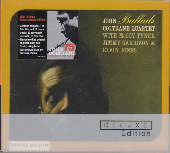 The John Coltrane Quartet With McCoy Tyner , Jimmy Garrison & Elvin Jones - Ballads CD | Impulse! (589 548-2) - main The John Coltrane Quartet With McCoy Tyner , Jimmy Garrison & Elvin Jones - Ballads CD | Impulse! (589 548-2) - main