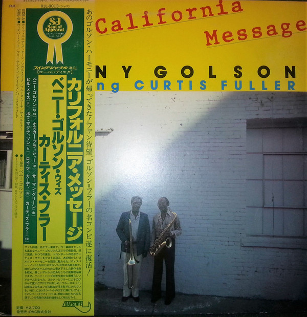 Benny Golson Featuring Curtis Fuller - California Message | Baystate (RJL-8013)