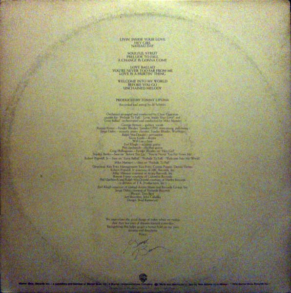 George Benson - Livin' Inside Your Love | Warner Bros. Records (W 66085) - 2