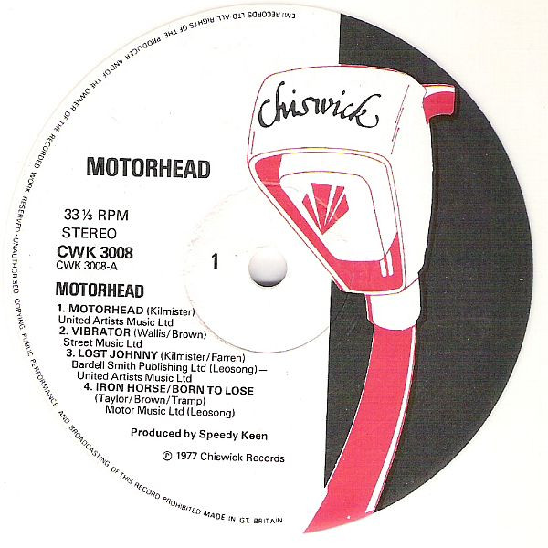 Motörhead - Motörhead | Chiswick Records (CWK 3008) - 3 Motörhead - Motörhead | Chiswick Records (CWK 3008) - 3