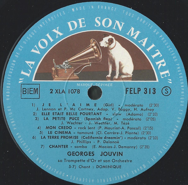 Georges Jouvin, Sa Trompette D'Or Et Son Orchestre - Vacances- Party | La Voix De Son Maître (GSDF 313) - 4