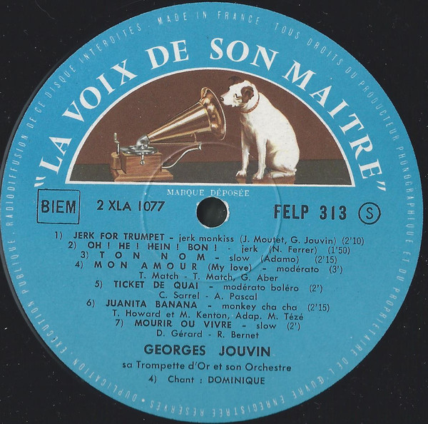 Georges Jouvin, Sa Trompette D'Or Et Son Orchestre - Vacances- Party | La Voix De Son Maître (GSDF 313) - 3