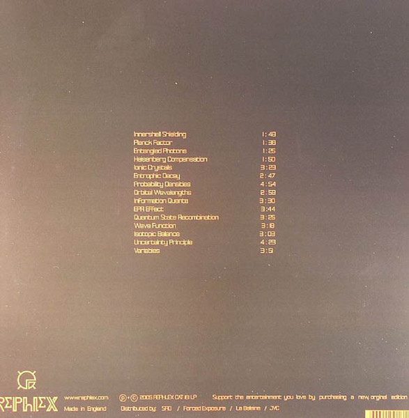 Arpanet - Quantum Transposition | Rephlex (CAT 161 LP) - 2 Arpanet - Quantum Transposition | Rephlex (CAT 161 LP) - 2