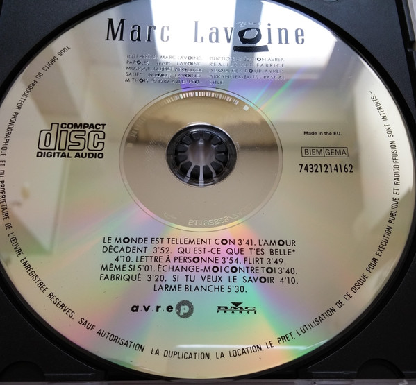 Marc Lavoine - Fabriqué | AVREP (74321214162) - 4