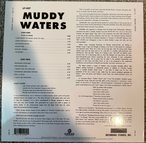 Muddy Waters - The Best Of Muddy Waters | Chess (LP 1427) - 2 Muddy Waters - The Best Of Muddy Waters | Chess (LP 1427) - 2