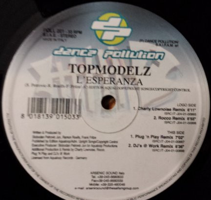 Topmodelz - L'Esperanza | Dance Pollution (POLL 201)
