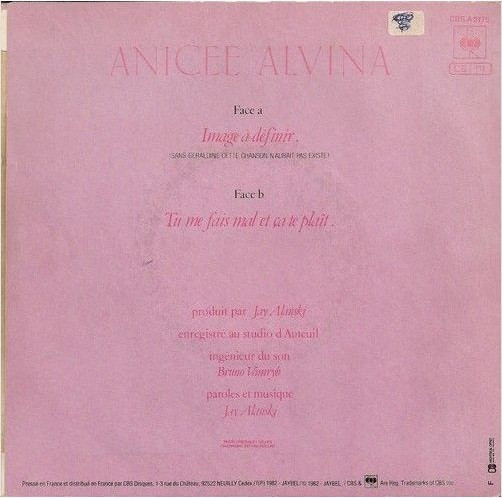 Anicée Alvina - Image À Définir | CBS (A 2175) - 2