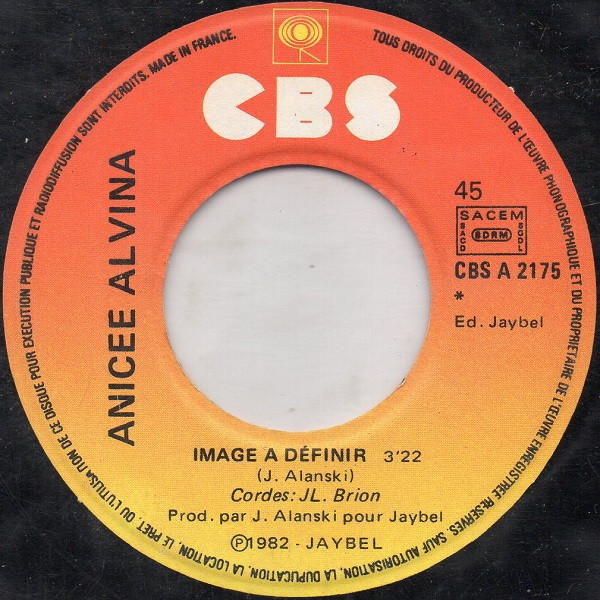 Anicée Alvina - Image À Définir | CBS (A 2175) - 3