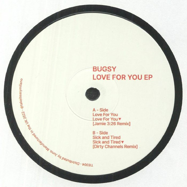 Bugsy - Love For You EP | Take It Easy (TIE004)