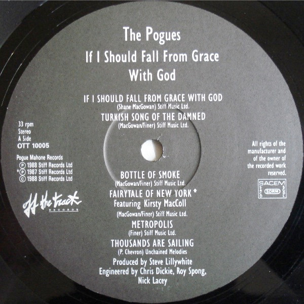 The Pogues - If I Should Fall From Grace With God | Off The Track Records (OTT 10005) - 3 The Pogues - If I Should Fall From Grace With God | Off The Track Records (OTT 10005) - 3