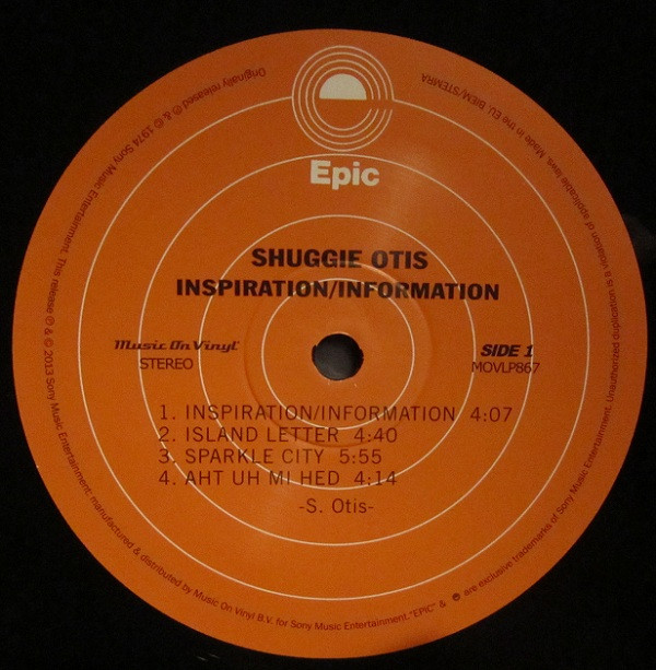 Shuggie Otis - Inspiration Information | Music On Vinyl (MOVLP867) - 3 Shuggie Otis - Inspiration Information | Music On Vinyl (MOVLP867) - 3