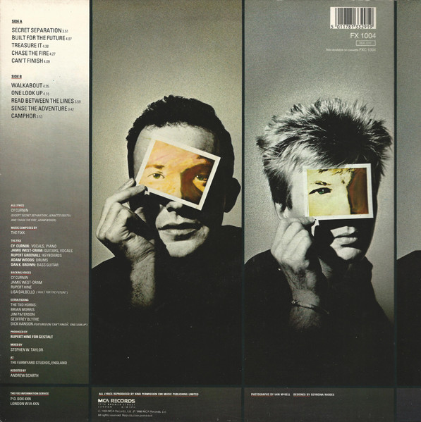 The Fixx - Walkabout | MCA Records (FX 1004) - 2 The Fixx - Walkabout | MCA Records (FX 1004) - 2