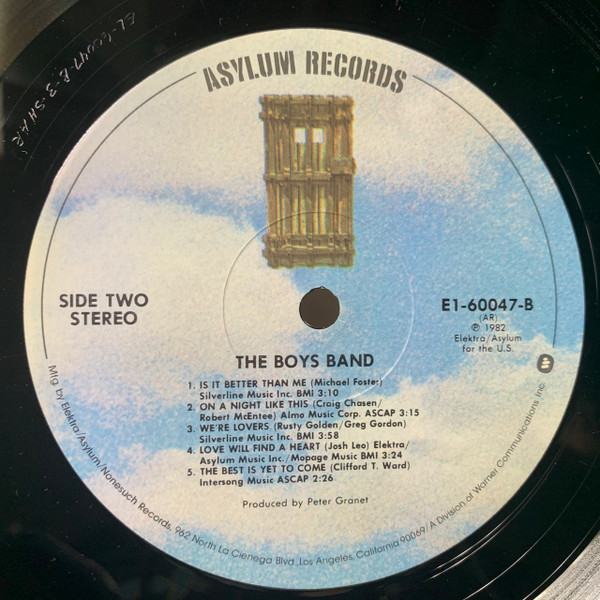 The Boys Band - The Boys Band | Asylum Records (E1-60047) - 4