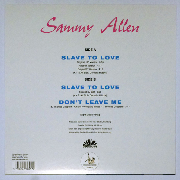 Sammy Allen - Slave To Love | Vintage Pleasure Boutique (VPB 021) - 2 Sammy Allen - Slave To Love | Vintage Pleasure Boutique (VPB 021) - 2