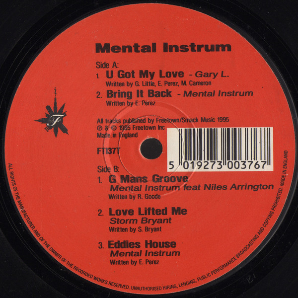 Mental Instrum - Untitled | Freetown Inc (FTI37T)