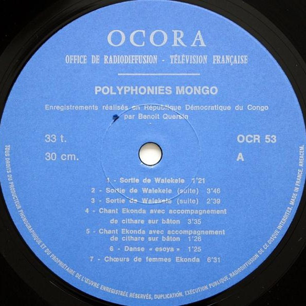 Mongo - Batwa Ekonda | Ocora (OCR 53) - 3 Mongo - Batwa Ekonda | Ocora (OCR 53) - 3