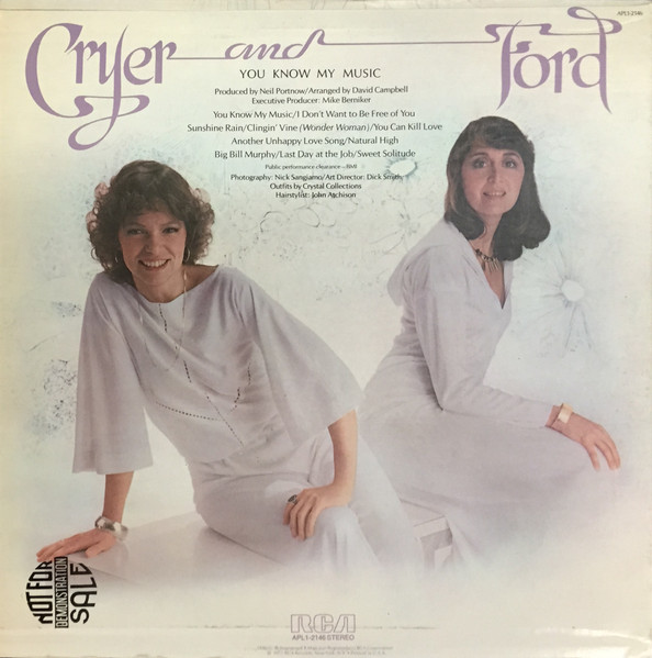 Cryer & Ford - You Know My Music | RCA (APL1-2146) - 2 Cryer & Ford - You Know My Music | RCA (APL1-2146) - 2