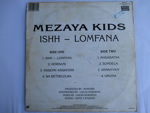 Mezaya Kids - Ishh - Lomfana | Mob Music (MM 27) - 2