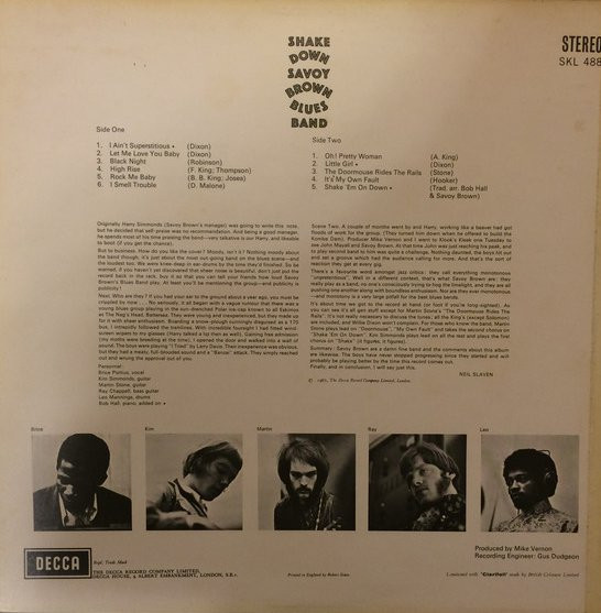 Savoy Brown - Shake Down | Decca (SKL 4883) - 2 Savoy Brown - Shake Down | Decca (SKL 4883) - 2