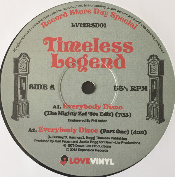 Timeless Legend - Everybody Disco | Love Vinyl (LV12RSD01) - main Timeless Legend - Everybody Disco | Love Vinyl (LV12RSD01) - main