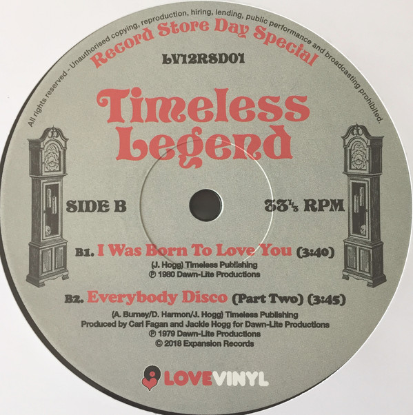 Timeless Legend - Everybody Disco | Love Vinyl (LV12RSD01) - 2 Timeless Legend - Everybody Disco | Love Vinyl (LV12RSD01) - 2
