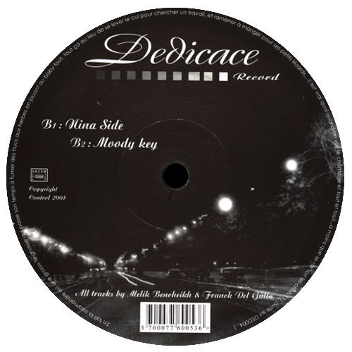 Melik Bencheikh & K Nool - Rue De Paris EP | Dedicace (DED 003) - 2