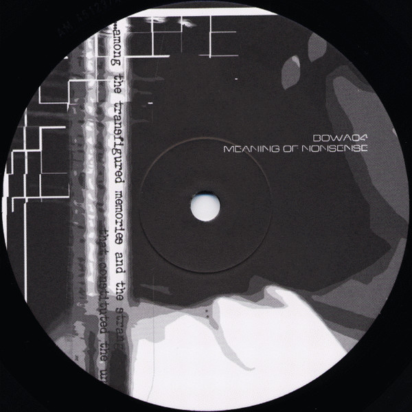 Meaning Of Nonsense - Summer Snow EP | Bohnerwachs Tontraeger (BOWA04)