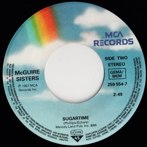 Marlene Dietrich / McGuire Sisters - Lili Marlene / Sugartime | MCA Records (259 554-7) - 4