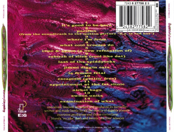 Digable Planets - Reachin' (A New Refutation Of Time And Space) | Pendulum Records (7243 8 27758 2 9) - 2