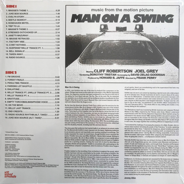 Lalo Schifrin - Man On A Swing (Original Motion Picture Soundtrack) | Wewantsounds (WWSLP69) - 2 Lalo Schifrin - Man On A Swing (Original Motion Picture Soundtrack) | Wewantsounds (WWSLP69) - 2