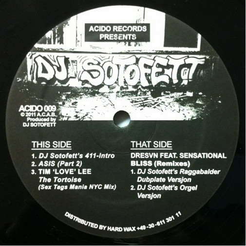 DJ Sotofett - Acido Records Presents DJ Sotofett | Acido Records (ACIDO 009)