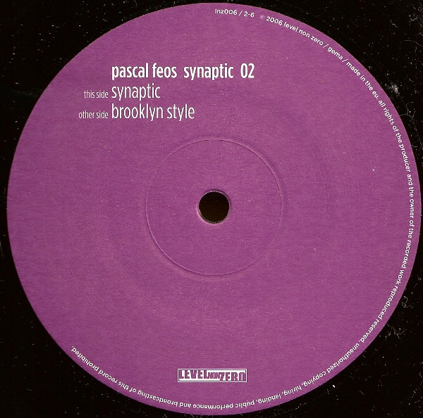 Pascal F.E.O.S. - Synaptic 02 | Level Non Zero (lnz006/2-6) - 2