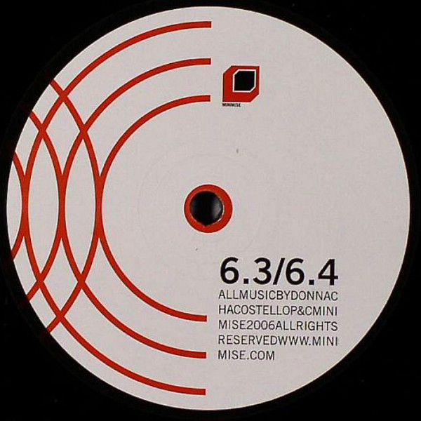 Donnacha Costello - 6X4 | Minimise (MIN025) - main