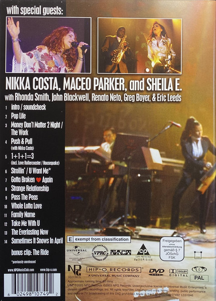 Prince - Live At The Aladdin Las Vegas | NPG Records (0602498107492) - 2