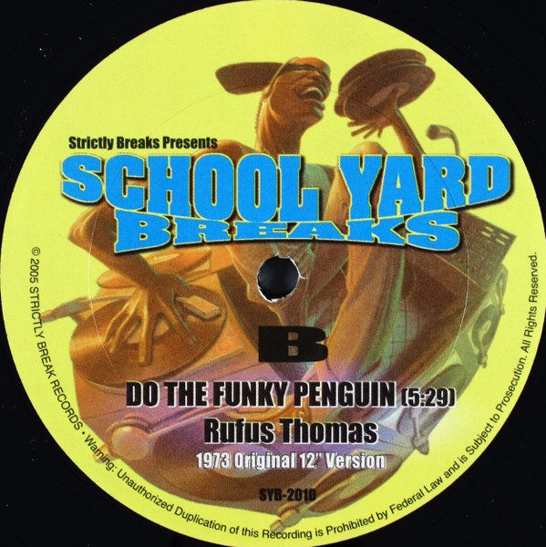 Average White Band / Rufus Thomas - School Boy Crush / Do The Funky Penguin | Strictly Breaks Records (SYB-2010) - 2