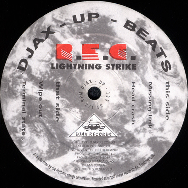 R.E.C. - Lightning Strike | Djax-Up-Beats (DJAX-UP-133) - main