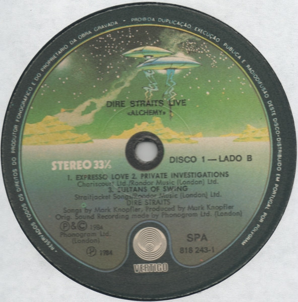 Dire Straits - Alchemy - Dire Straits Live | Vertigo (818 243-1) - 4