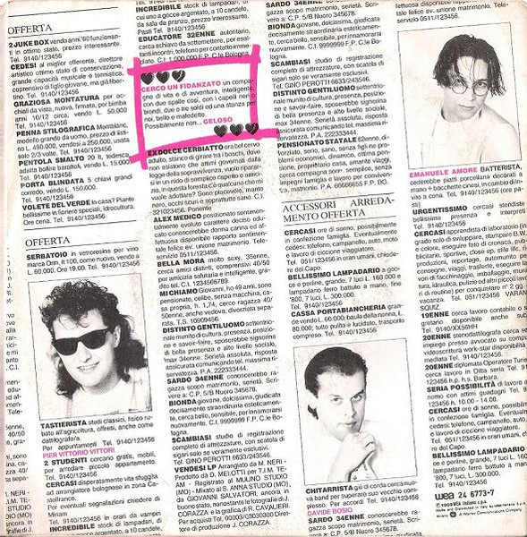 Cuori Infranti - Cerco Un Fidanzato | WEA (24 6773-7) - 2