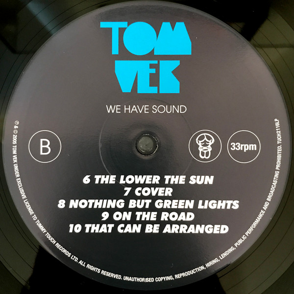 Tom Vek - We Have Sound | Tummy Touch (TUCH2116LP) - 4