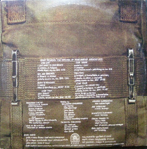 Rare Earth - Rare Earth In Concert | Rare Earth (R 534D) - 2