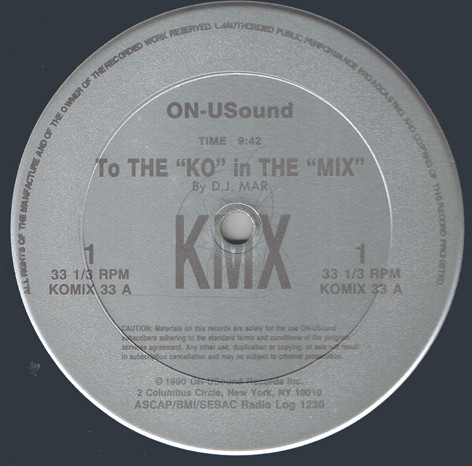 DJ Mar - To THE "KO" In THE "MIX" | ON-USound (KOMIX 33) - main DJ Mar - To THE "KO" In THE "MIX" | ON-USound (KOMIX 33) - main
